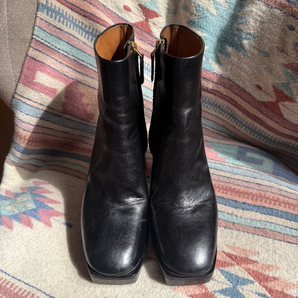 Tory Burch Leather Boots Size 8